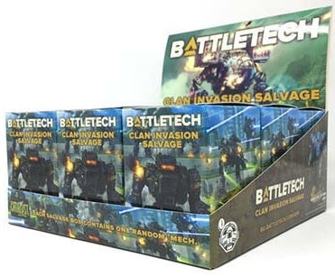 BattleTech Clan Invasion Salvage Blind Box Display (Contains 9 Blind Boxes)