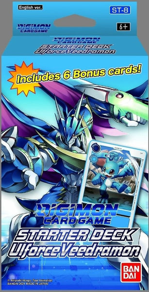 digimon card game starter deck ulforceveedramon st 8 Digimon Card Game Series 06 Starter 08 Ulforce Veedramon