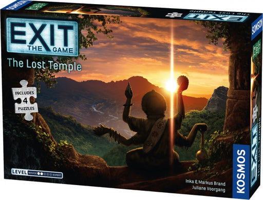 Exit the Game The Sacred Temple (Jigsaw Puzzle and Game)
