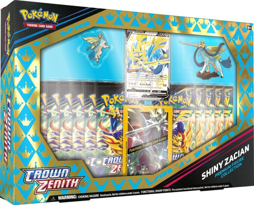 Pokemon TCG Crown Zenith Shiny Zacian Figure Box