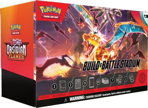 Pokémon TCG Scarlet & Violet 3 Obsidian Flames Build & Battle Stadium