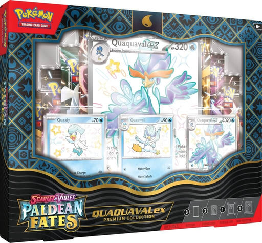 Pokémon TCG Scarlet & Violet 4.5 Paldean Fates Premium Collection Shiny Quaquaval