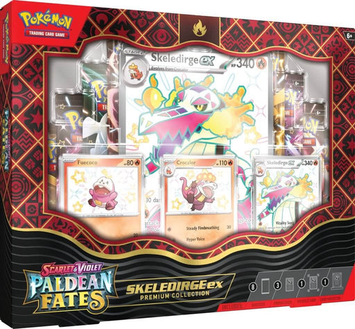 Pokémon TCG Scarlet & Violet 4.5 Paldean Fates Premium Collection Shiny Skeledirge