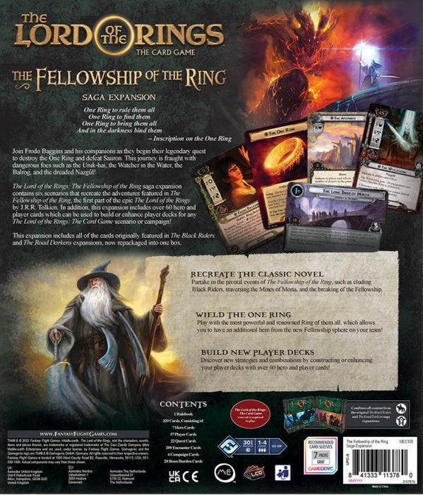 The Lord of the Rings The Fellowship of the Ring Saga Expansion
