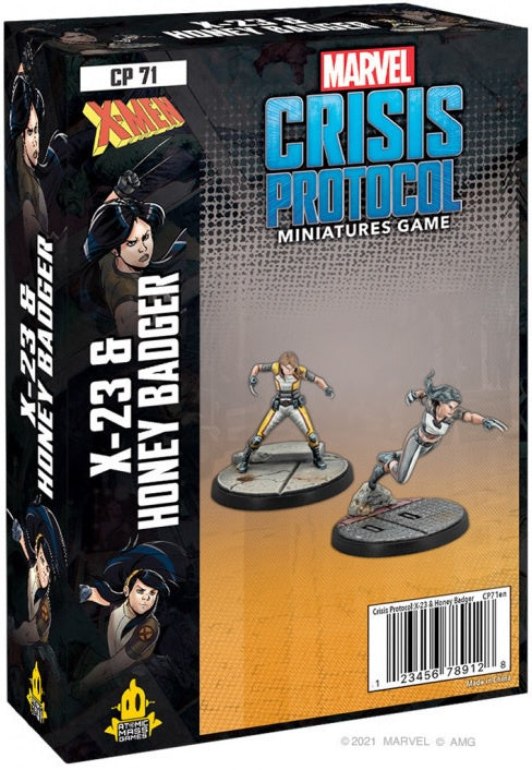 Marvel Crisis Protocol X-23 and Honey Badger