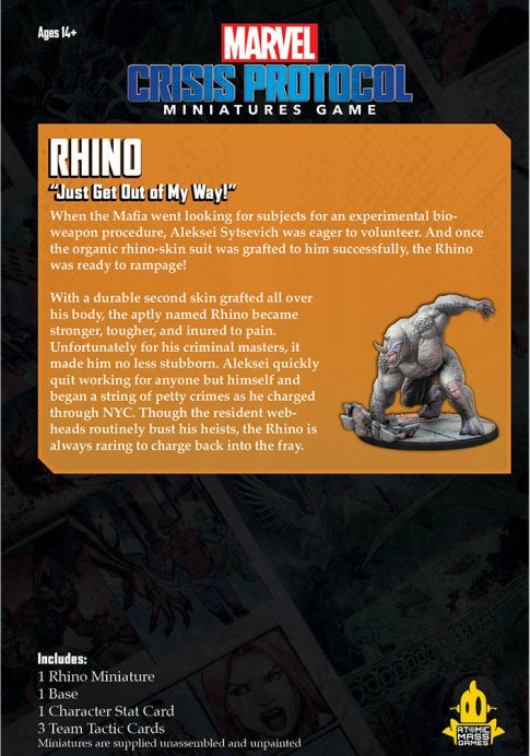 Marvel Crisis Protocol Rhino