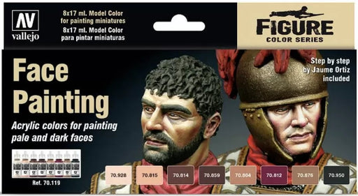 Vallejo Model Colour - Face Painting Set (8) by Jaume Ortiz