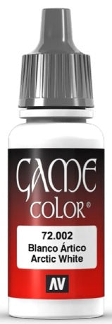 Vallejo Game Colour Arctic White 17 ml Acrylic Paint (Old Formulation)