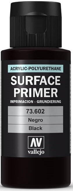 Vallejo Surface Primer Black 60 ml