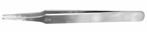 Vallejo Hobby Tools - Flat Rounded Stainless Steel Tweezers (120 mm)