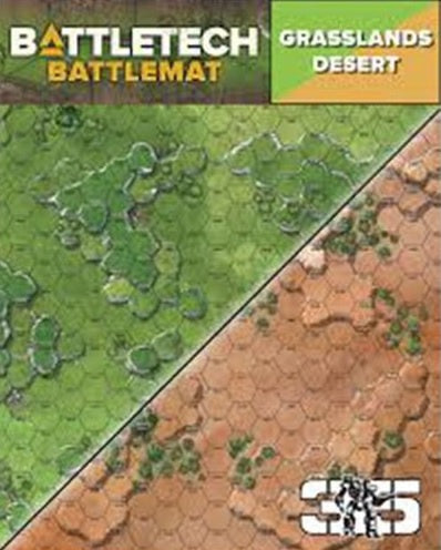BattleTech Battle Mat Grasslands Desert