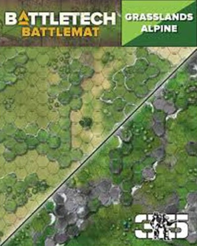 BattleTech Battle Mat Grasslands Alpine