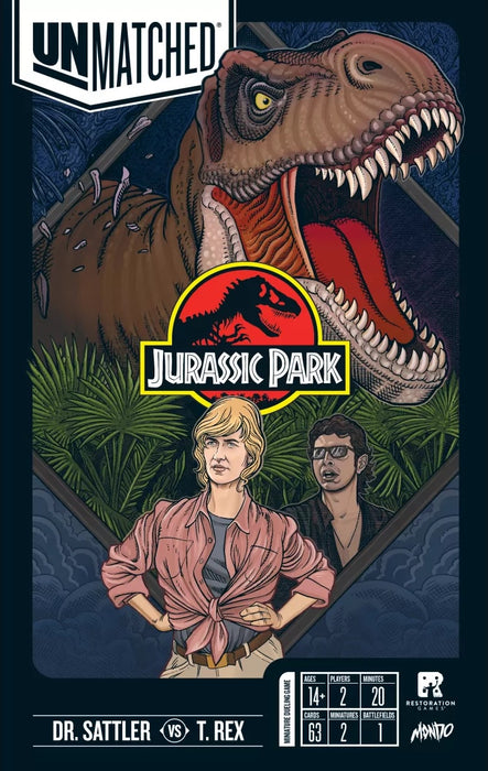Unmatched Jurassic Park Dr Sattler vs T.Rex