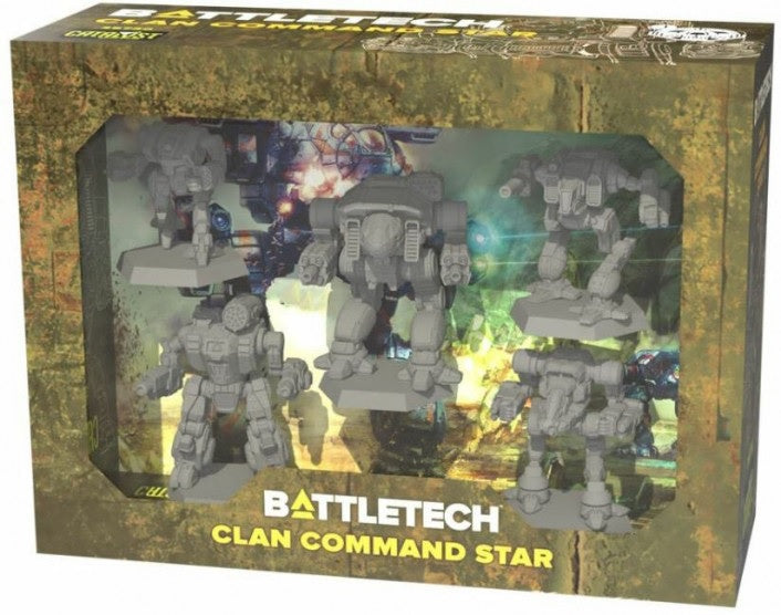 BattleTech Clan Command Star Miniatures