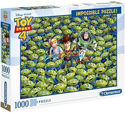 Clementoni Puzzle Disney Toy Story 4 Impossible Puzzle 1000 pieces  Jigsaw Puzzl