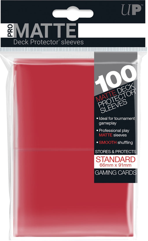 Ultra Pro Deck Protector Pro-Matte Sleeves Red (100)