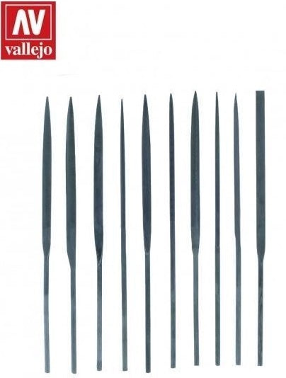 Vallejo Hobby Tools Budget needle file set (10)