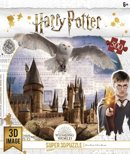 Super 3D Puzzle Harry Potter Hogwarts And Hedwig Puzzle 500 pieces