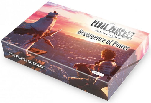 Final Fantasy Trading Card Game Opus XVIII Pre-release Kit Resurgence of Power