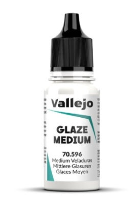 Vallejo Glaze Medium 18ml Acrylic Paint - New Formulation AV70596