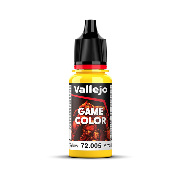 Vallejo Game Colour Moon Yellow 18ml Acrylic Paint - New Formulation AV72005