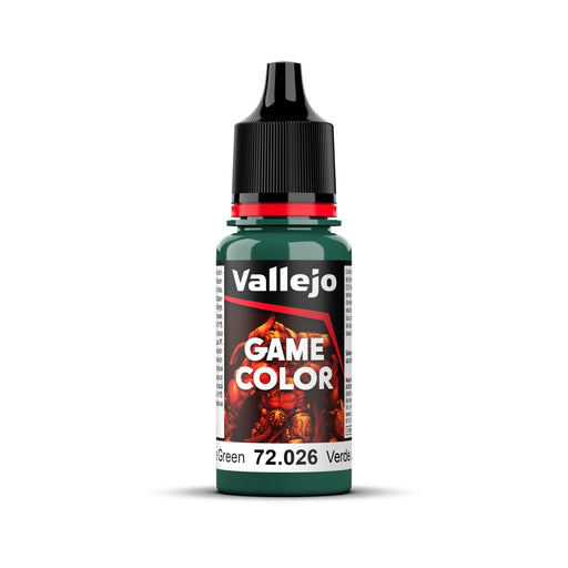 Vallejo Game Colour Jade Green 18ml Acrylic Paint - New Formulation AV72026