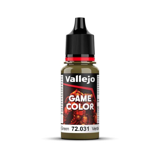 Vallejo Game Colour Camouflage Green 18ml Acrylic Paint - New Formulation AV72031