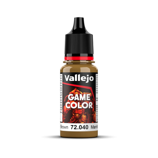 Vallejo Game Colour Leather Brown 18ml Acrylic Paint - New Formulation AV72040