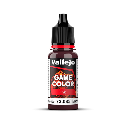 Vallejo Game Colour Ink Magenta 18ml Acrylic Paint - New Formulation AV72083
