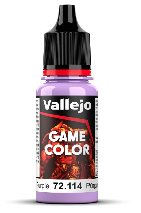 Vallejo Game Colour Lustful Purple 18ml Acrylic Paint - New Formulation AV72114