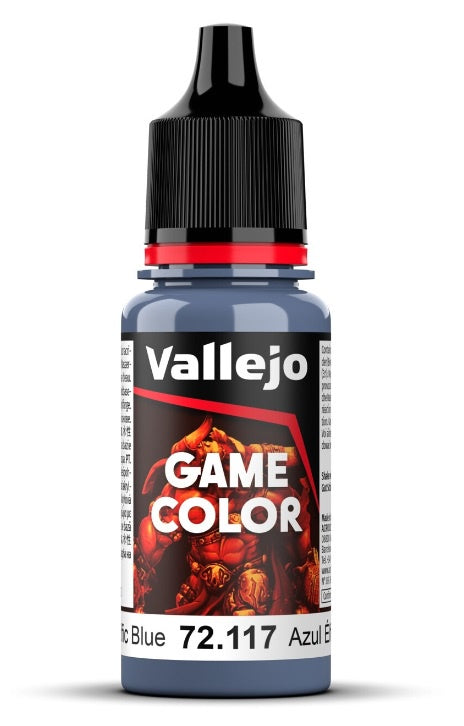 Vallejo Game Colour Elfic Blue 18ml Acrylic Paint - New Formulation AV72117