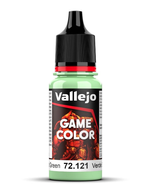 Vallejo Game Colour Ghost Green 18ml Acrylic Paint - New Formulation AV72121