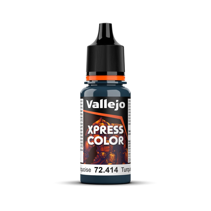 Vallejo Game Colour Xpress Color Caribbean Turquoise 18ml Acrylic Paint - New Formulation AV72414