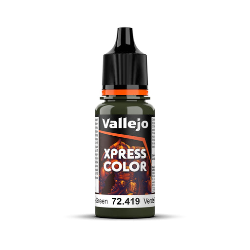 Vallejo Game Colour Xpress Color Plague Green 18ml Acrylic Paint - New Formulation AV72419