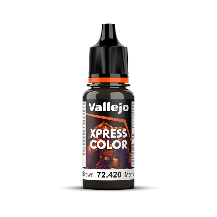 Vallejo Game Colour Xpress Color Wasteland Brown 18ml Acrylic Paint - New Formulation AV72420