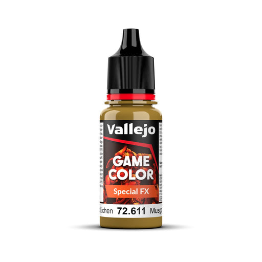 Vallejo Game Colour Special FX Moss and Lichen 18ml Acrylic Paint - New Formulation AV72611