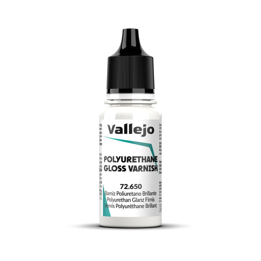 Vallejo Game Colour Polyurethane Gloss Varnish 18ml Acrylic Paint - New Formulation AV72650