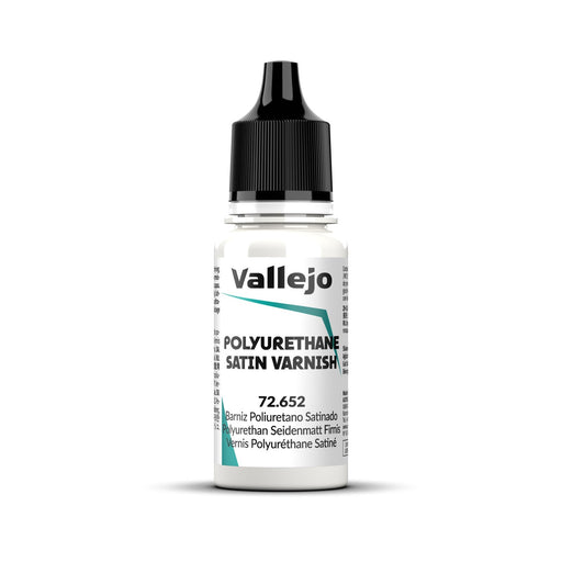 Vallejo Game Colour Polyurethane Satin Varnish 18ml Acrylic Paint - New Formulation AV72652