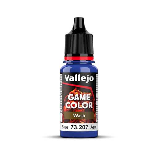 Vallejo Game Colour Wash Blue  18ml Acrylic Paint - New Formulation AV73207