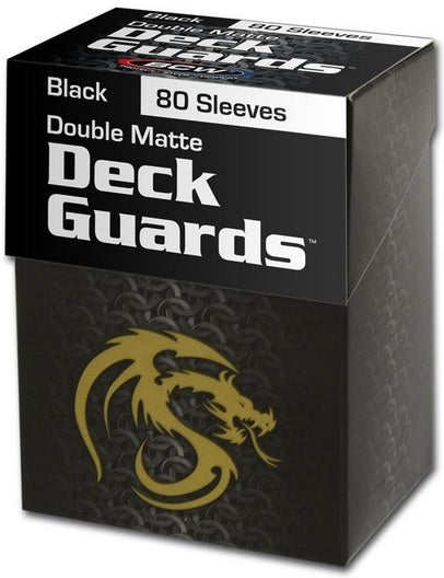 BCW Deck Guard - Matte - 80 Boxed - Black