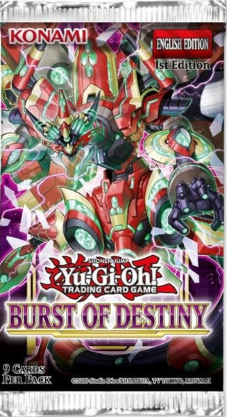 Yugioh Burst of Destiny Booster