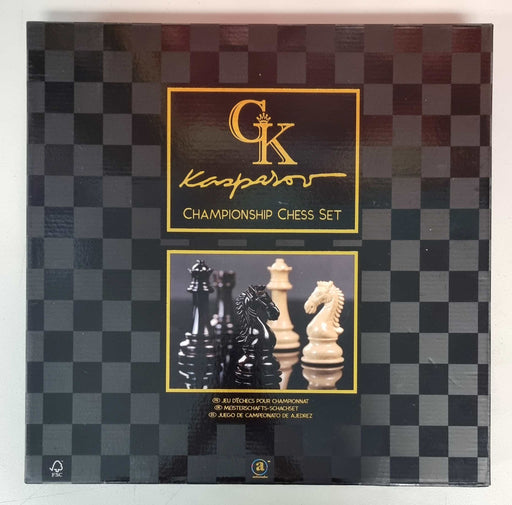 Kasparov Chess Set Championship Chess - damaged box  (only box has a dent)