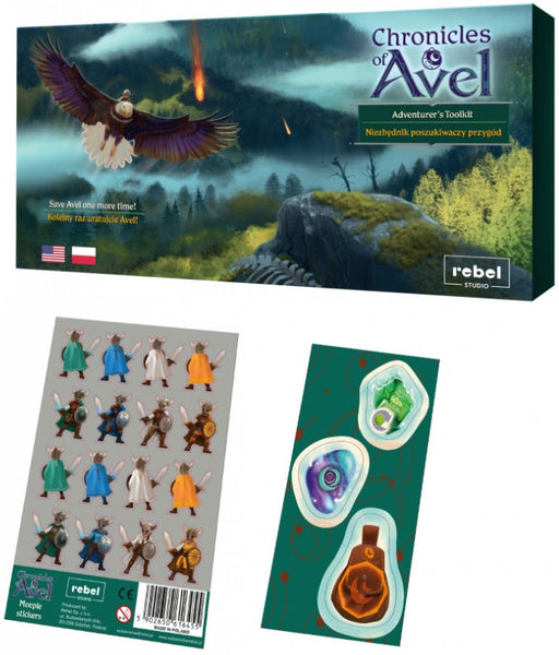 Chronicles of Avel Adventures Toolkit, Stickers & Promo