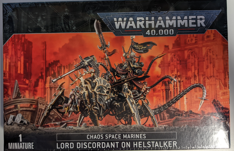 Warhammer 40K Chaos Marines: Lord discordant on helstalker 43-59