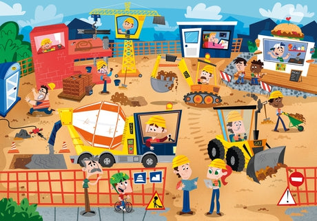 Men at work 60pc Jigsaw Puzzle