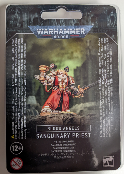 Warhammer 40K Blood Angels: Sanguinary Priest 41-14