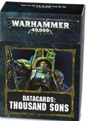 Warhammer 40K Chaos Marines: Datacards: Thousand Sons 43-04 OLD VERSION ON SALE
