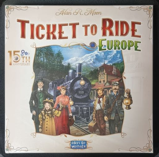 Ticket to Ride Europe – 15th Anniversary - damaged box
