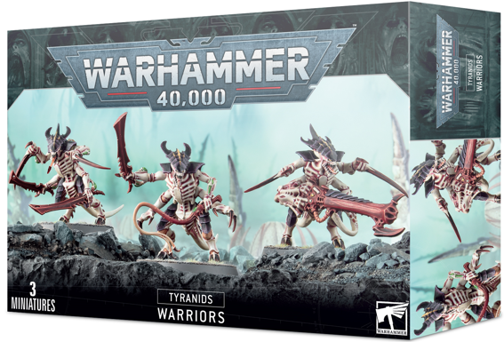 Warhammer 40K Tyranids: Tyranid Warriors (3 models) 2014 51-18