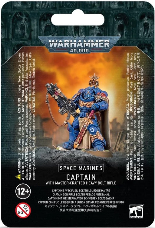 Warhammer 40K Space Marines Captain with Master-crafted Heavy Bolt Rifle